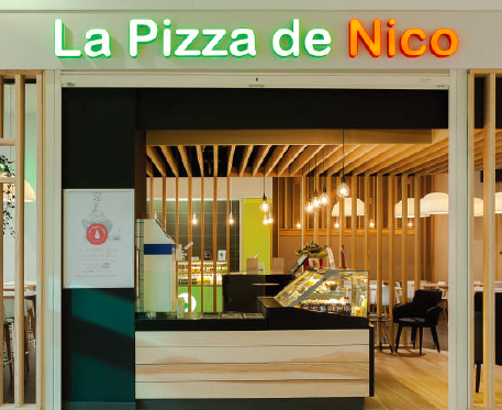Point de vente franchisé restaurant La Pizza de Nico