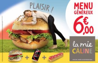 la mie caline menu généreux