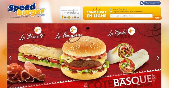 Speed Burger propose son nouveau site web pour commander et se faire livrer